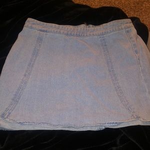 Kendall & Kylie Light Wash Jean Skirt